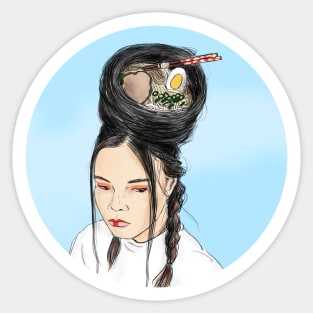 Ramen Girl Sticker